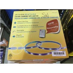 LED Color Changing Tape Light Kit 24ft