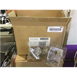 Case lot of 25 pair nickel Cabinet Hinges