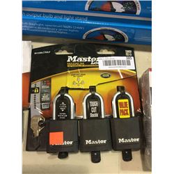 Masterlock 3 pack of locks