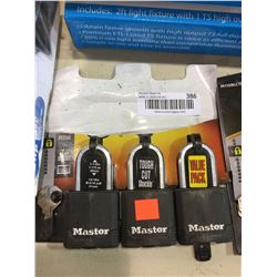 Masterlock 3 pack of locks