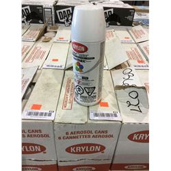 Case of Krylon Colormaster White PrimerAerosol Cans (6 x 340g)