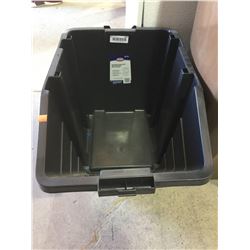 Black Stackable Bin