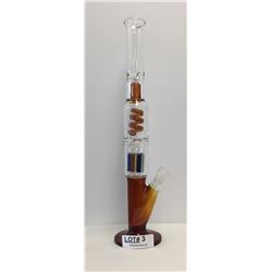 COLOURFUL BONG with many percs.