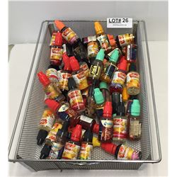 BIN OF FULL VAPE JUICE BOTTLES