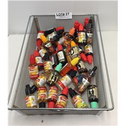 BIN OF FULL VAPE JUICE BOTTLES