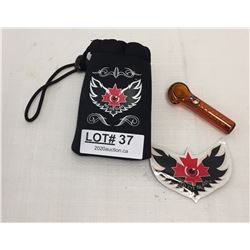 RED EYE GLASS PIPE