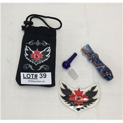 RED EYE GLASS PIPE