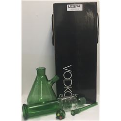 VODKA GLASS BONG - GREEN
