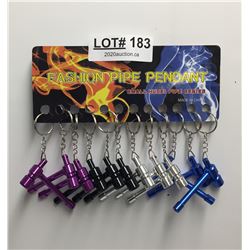 FASHION PIPE PENDANTS X12 - IN BOX