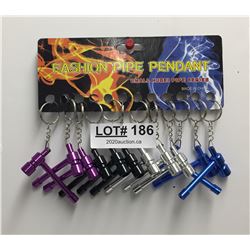 FASHION PIPE PENDANTS X12 - IN BOX