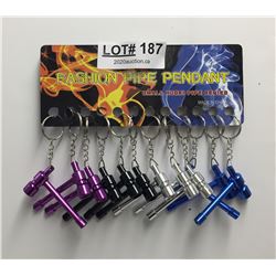 FASHION PIPE PENDANTS X12 - IN BOX