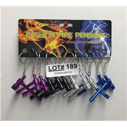 FASHION PIPE PENDANTS X12 - IN BOX