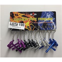 FASHION PIPE PENDANTS X12 - IN BOX