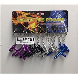FASHION PIPE PENDANTS X12 - IN BOX