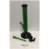 Image 1 : GREEN GLASS BONG WITH DOWNSTEM AND BOWL