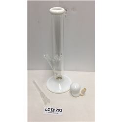 GLASS BONG WITH DOWNSTEM AND BOWL