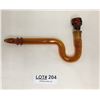 Image 2 : AMBER GLASS PIPE AND BOWL
