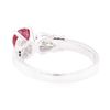 Image 3 : 1.41 ctw Ruby And Diamond Ring - 14KT White Gold
