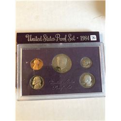 1984 S US Proof Set in Original Box