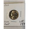 Image 1 : 1966 GEM PROOF Jefferson Nickel