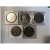 Image 1 : 5 Total Large Assorted World Coins All for 1 Money