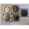 Image 1 : 5 Total Large Assorted World Coins All for 1 Money