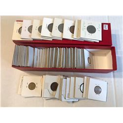 Coin Box FILLED with Carded Woeld Coins Canada Veitnam Singapore All for 1 Money