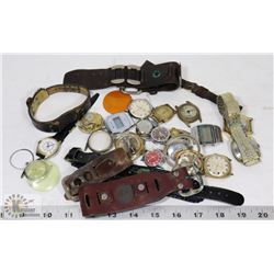 ESTATE LOT OF VINTAGE PROJECT WRIST WATCHES.