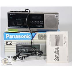 PANASONIC FM/AM RADIO CASSETTE RECORDER WITH