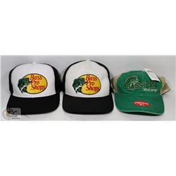 3 NEW BASS PRO SHOP HATS