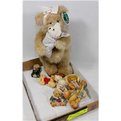 NEW BEARINGTON COLLECTION  STUFFED TEDDY BEAR AND