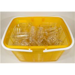 LOT OF 4" PLASTIC BOTTLES