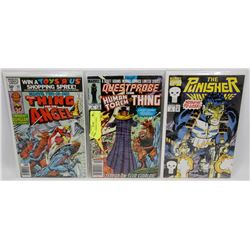 3 PACK OF MARVEL COMICS.