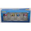 Image 1 : SET OF 4 NEW POKÉMON THEMED 16OZ DRINKING GLASSES.