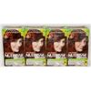 Image 1 : 4 BOXES OF INTENSE MEDIUM RED GARNIER HAIR COLOUR