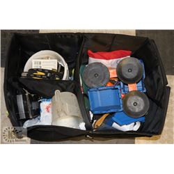 BAG OF ASSORTED FASTENERS AND MORE