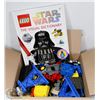 Image 1 : BOX WITH OVER 100 PCS OF MISC LEGO W/BOOK