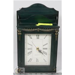 QUARTZ CLOCK WITH HIDDEN KEY CABINET