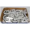 Image 1 : FLAT OF 4" STAINLESS BLOCK LETTERS WITH STICKY