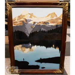 VINTAGE ORIGINAL OIL PANTING ON ARTIST CANVAS