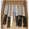 Image 1 : FLAT OF ASSORTED KITCHEN KNIVES