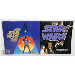 THE 1980 STARWARS POSTER ART CALENDAR