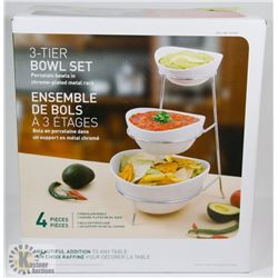 NEW 3-TIER BOWL SET. HOUSEHOLD