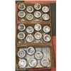 Image 1 : 3 BOXES OF LARGE MASON JARS - QUANTITY 22