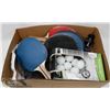 Image 1 : BOX W/TABLE TENNIS NET, BALLS AND