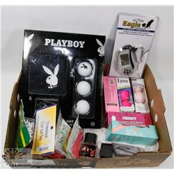 NEW! PLAYBOY FLAT GOLF ACCESSORY KIT