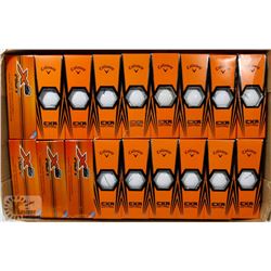 FLAT OF CALLAWAY RECLAIMED GOLF BALLS.