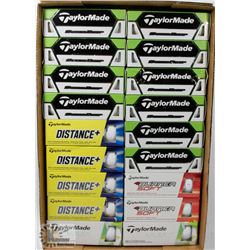 FLAT OF TAYLORMADE RECLAIMED GOLF BALLS.