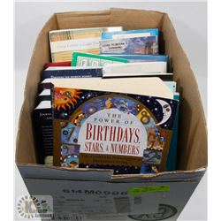 BOX FULL OF WITCHCRAFT & PSYCHIC BOOKS