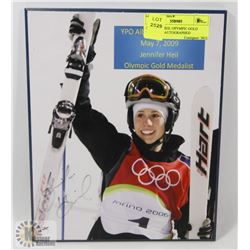JENNIFER HEIL OLYMPIC GOLD MEDALIST AUTOGRAPHED